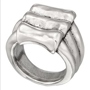 UNOde50 | SLED | Layered Band Ring - NWT